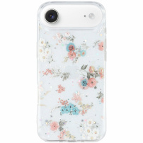 Bleščeč prozoren ovitek za iPhone Air - rože