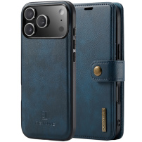 DG.Ming 2v1 snemljiv preklopni etui za iPhone 17 Pro / 18 Pro - temno moder