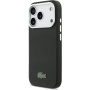Lacoste Iconic Petit Pique Metal Logo ovitek z MagSafe za iPhone 17 Pro - črn