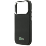 Lacoste Iconic Petit Pique Metal Logo ovitek z MagSafe za iPhone 17 Pro - črn
