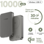 PanzerGlass empower Qi2 brezžična MagSafe powerbanka s priključkom USB-C - 10.000 mAh - siva