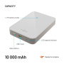 FIXED MagZen 10 Crystal Qi2 brezžična MagSafe powerbanka s priključkom USB-C - 10.000mAh - titan