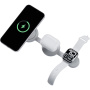 ENERGEA Bazic GoMag Trio 2 3v1 zložljivi brezžični MagSafe polnilec za iPhone / Apple Watch / AirPods - 15W - siv