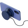 ENERGEA Bazic GoMag Trio 2 3v1 zložljivi brezžični MagSafe polnilec za iPhone / Apple Watch / AirPods - 15W - temno moder