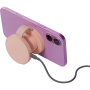ENERGEA Bazic GoMag Trio 2 3v1 zložljivi brezžični MagSafe polnilec za iPhone / Apple Watch / AirPods - 15W - oranžna