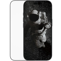 PanzerGlass Ceramic II kaljeno steklo s črnim okvirjem za iPhone 17 Pro Max