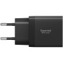 Spigen Essential polnilni adapter z 2x USB-C priključkoma - 47W - črn