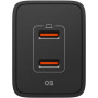 Spigen Essential polnilni adapter z 2x USB-C priključkoma - 47W - črn