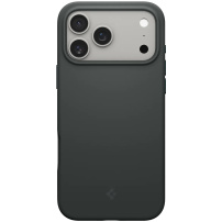 Spigen Silicone Fit silikonski ovitek z MagSafe za iPhone 17 Pro Max - temno zelen