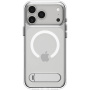Spigen Ultra Hybrid S prozoren ovitek s stojalom in MagSafe za iPhone 17 Pro - prozoren