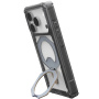 UAG Plasma XTE izjemno odporen ovitek z MagSafe in preklopnim stojalom za iPhone 17 Pro - dimljen