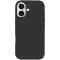 FIXED MagFlow silikonski ovitek z MagSafe za iPhone 17 - črn