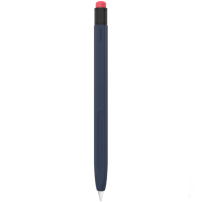 AhaStyle silikonski ovitek v obliki svinčnika z radirko za Apple Pencil 1. generacije - temno modra