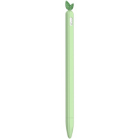 Zaščitni silikonski ovitek z listi za Apple Pencil 2. generacije / Pro - zelena