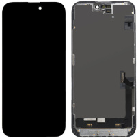 Refurbished Original OLED zaslon s steklom na dotik in okvirjem za Apple iPhone 15 Plus