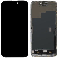 Refurbished Original OLED zaslon s steklom na dotik in okvirjem za Apple iPhone 15 Pro