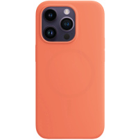 Silikonski ovitek z MagSafe za iPhone 14 Pro Max - oranžna