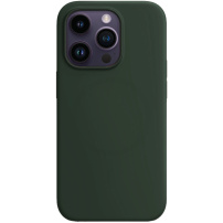 Silikonski ovitek z MagSafe za iPhone 14 Pro Max - temno zelen
