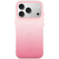 Zaščitni ovitek z barvnim prelivom in MagSafe za iPhone 17 Pro - roza