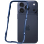 Luphie zaščitni kovinski okvir za iPhone 17 Pro Max - temno moder