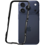 Luphie zaščitni kovinski okvir za iPhone 17 Pro Max - črn