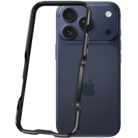 Luphie zaščitni kovinski okvir za iPhone 17 Pro Max - črn