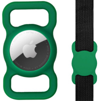 Silikonski etui za pritrditev na obroček za AirTag 1 / 2 - temno zelena