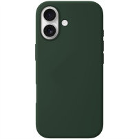 Silikonski ovitek z MagSafe za iPhone 17 - temno zelen