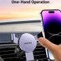 UGREEN nosilec za avto za prezračevalno rešetko za iPhone - temno siv