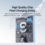 ESSAGER X9 GaN adapter za hitro polnjenje z vrati USB-C - 30W - bel