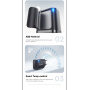 ESSAGER ES-CD52 hitri polnilni adapter s priključkom USB-C - 30W - bel
