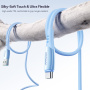 JOYROOM S-A59 polnilni in podatkovni kabel - USB-A na USB-C - 1,2 m - moder