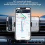 UGREEN avtomobilsko držalo za prezračevalno rešetko z brezžičnim polnjenjem za iPhone - temno sivo