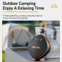 WEKOME WD-07 brezžični Bluetooth zvočnik - oranžno-črn