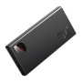 Baseus Adaman prenosna baterija z vrati USB-C / 2x USB-A - 10 000 mAh - črna