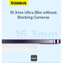 Baseus Magnetic Mini Air brezžični MagSafe powerbank s USB-C priključkom - 6.000 mAh - bela