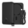 Baseus Magnetic Mini Air brezžični MagSafe powerbank s USB-C vrati - 6.000 mAh - črna