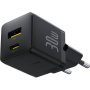Baseus Palm polnilni adapter z vraniki USB-C / USB-A - 30W - črn