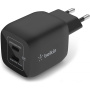 BELKIN Boost Charge Pro GaN hitri polnilni adapter z vrati 2x USB-C - 45W - črn