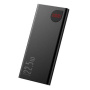 Baseus Adaman prenosna baterija z vrati USB-C / 2x USB-A - 10 000 mAh - črna