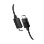 Spigen Essential 60W polnilni in podatkovni kabel - USB-C na USB-C - 1 m - črn