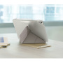 UNIQ Camden Click ovitek z origami stojalom in prostorom za Apple Pencil za iPad 10,9" (2022) / 11" (2025) - bež