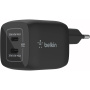 BELKIN Boost Charge Pro GaN hitri polnilni adapter z vrati 2x USB-C - 45W - črn