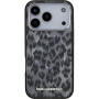 Karl Lagerfeld IML Leopard ovitek z MagSafe za iPhone 17 Pro Max - siv