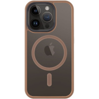 Tactical Hyperstealth transparentni ovitek z MagSafe za iPhone 14 Pro - rjav