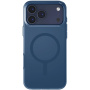 UNIQ MagClick Clario ovitek z MagSafe za iPhone 17 Pro - temno moder