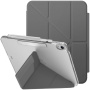 UNIQ Camden Click ovitek z origami stojalom in prostorom za Apple Pencil za iPad 10,9" (2022) / 11" (2025) - sivo