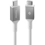 Spigen Bistveni 100W polnilni in podatkovni kabel - USB-C na USB-C - 2 m - bel
