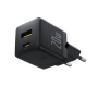 Baseus Palm polnilni adapter z USB-C / USB-A vhodi - 20W - črn