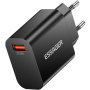 ESSAGER S9 GaN adapter za hitro polnjenje z vhodom USB-A - 18W - črn